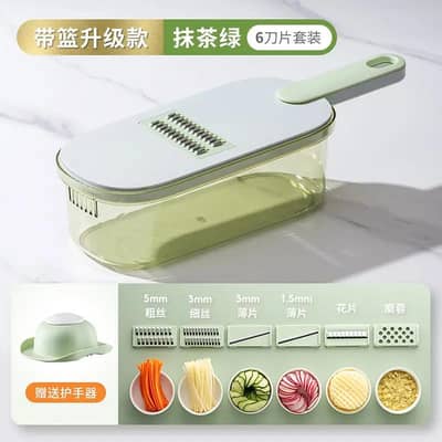 Multi-Use Slicer with 3 Pcs Blades for Radish, Cucumber, Potato