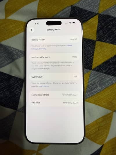 Iphone 16 pro max 256gb NON PTA