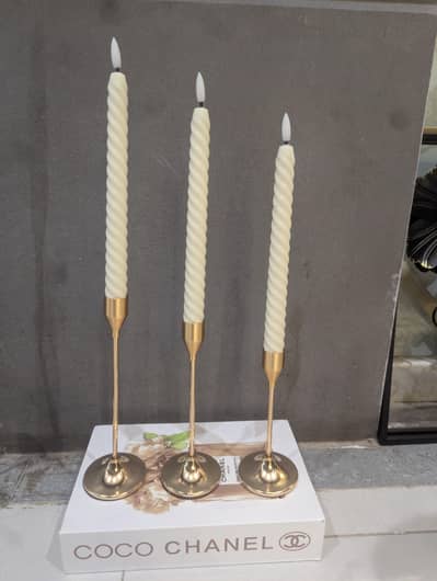 IMPORTANT STEEL UNBREAKABLE CANDLE STAND