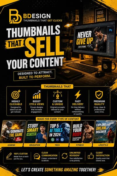 Custom YouTube Thumbnails That Increase Views & CTR