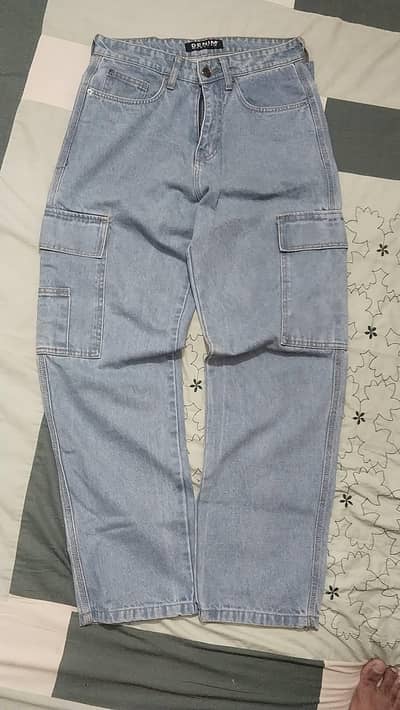 Denim blue jeans