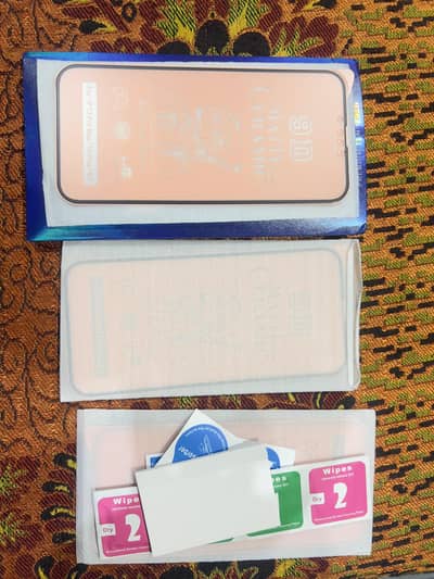 iPhone 13 pro max. back cover 2 . camera glass. screen mate protector 3