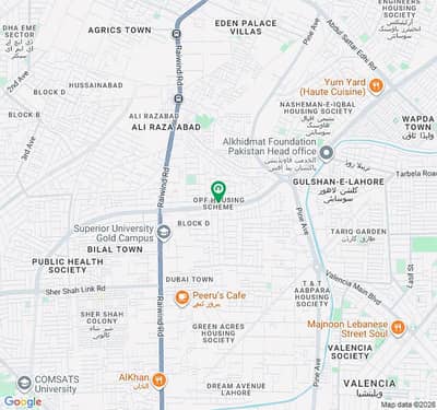 1 KANAL PLOT AVAILABLE IN OPF HOUSING SCHEME BLOCK G IN A VERY BEAUTIFUL LOCATION OF LAHORE