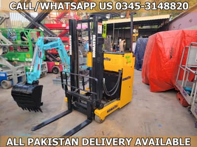 Komatsu FB10RL-8 Stand on Stacker Reach Truck Lifter Forklift for Sale