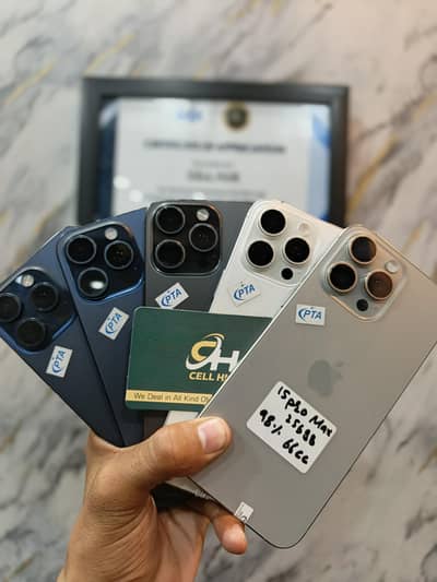 IPHONE 15 PRO MAX 256GB OFFICAL PTA