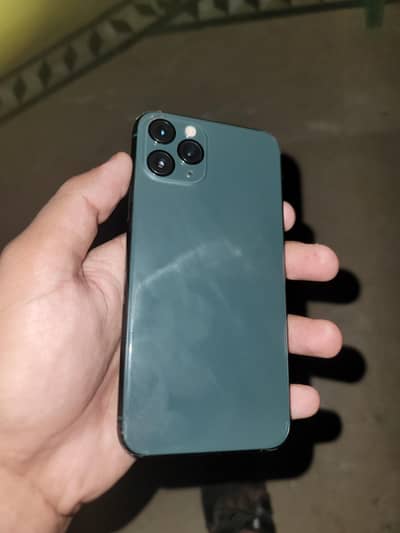 11 pro midnight green 256 gb non pta just air leak all original