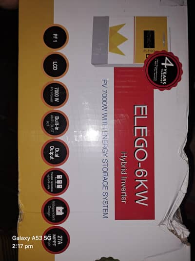 Hello Friendz im selling New crown elego Inverter