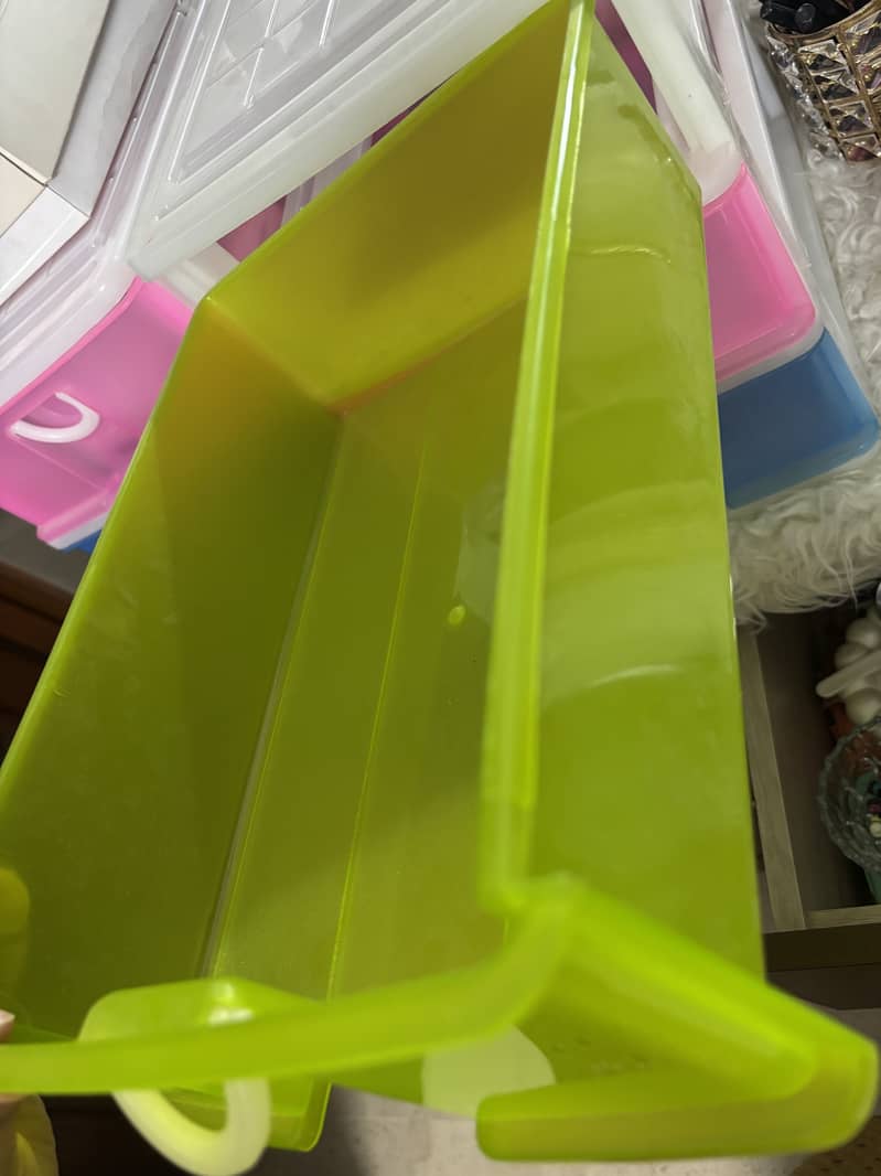 Two large size storage boxes 3