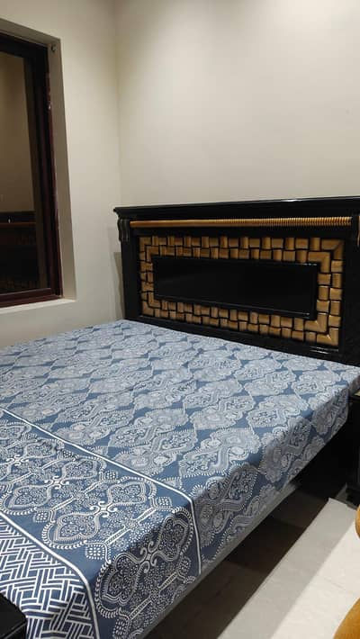 solid wood bed