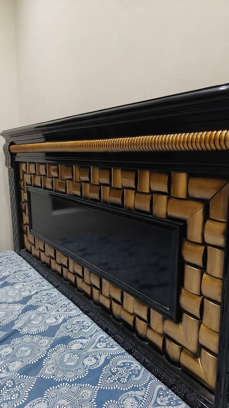 solid wood bed 1
