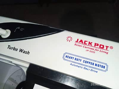 jackpot washing machine twin tub model number