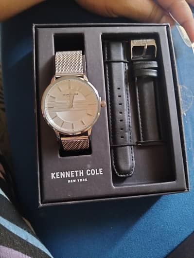 Kenneth Cole Watch Set – New | Mesh + Leather Strap