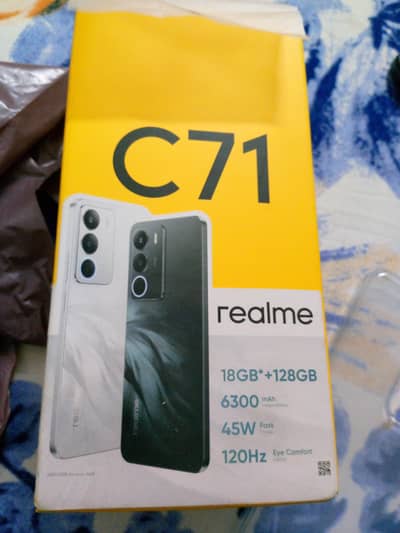 Available Realme C71 sirf 3 din use kra paisoun ki need hai