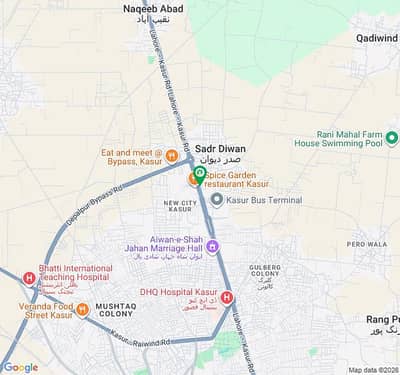 "Prime 24 Kanal Commercial Plot Main Ferozepur Road, Near Haji Park Kasur"