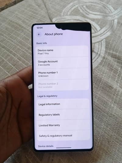 Only Panel for sale Pixel 7 pro