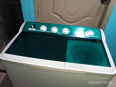 Haier umbo washing machine twin tub model number HWM 120-BS