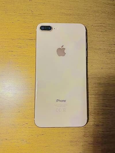 Iphone 8 plus 256 PTA neat condition gold colour