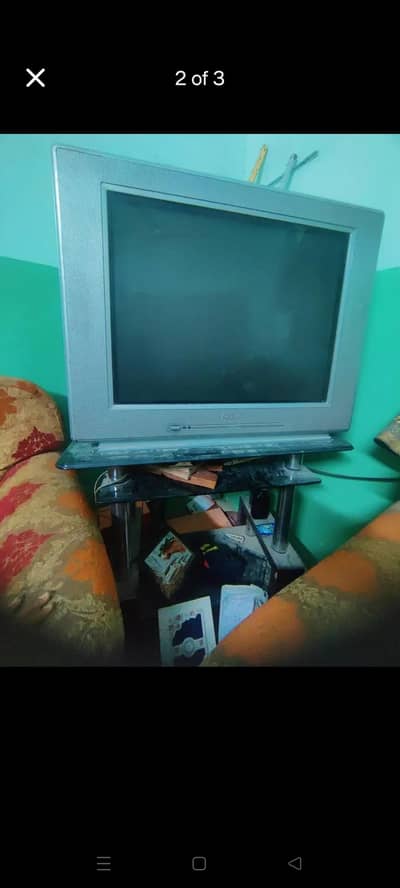 TV and table