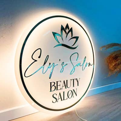 Business logo salon logo parlor logo 3d logo