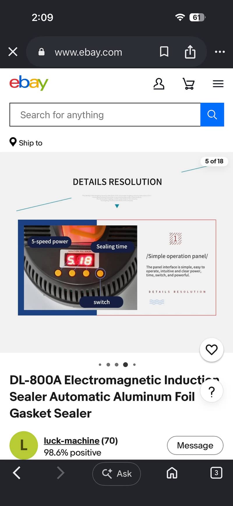 Induction Sealing Machine 4