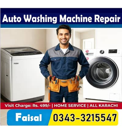 Automatic Washing Machine Repair Orient Pel Dawlance Samsung LG Haier