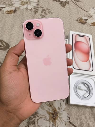 Iphone 15 Non Pta jv  pink colour 10/10