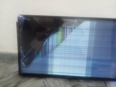 next life smart led TV android TV panel broken.