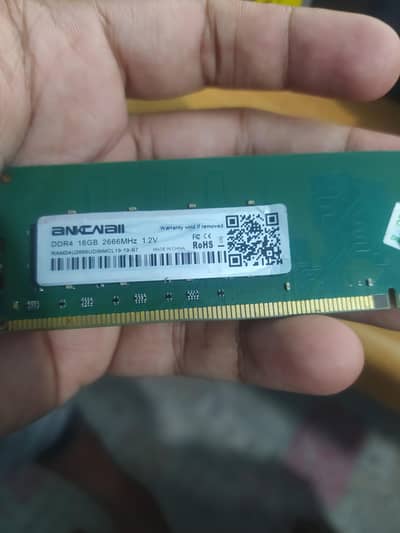 16GB DDR4 2666 MHz Single Stick Ram for Gaming PC
