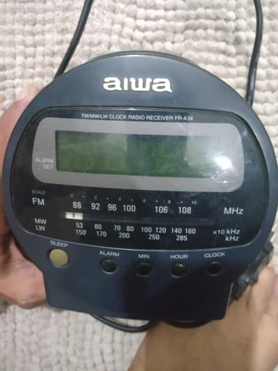 aiwa radio and watch