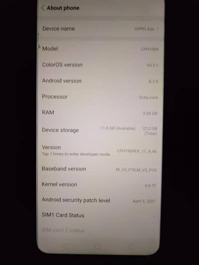 oppo A5s urgent sell 10/10 condition serious buyer