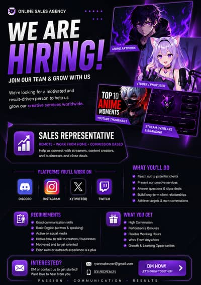 Online Sales Representative (Work From Home)