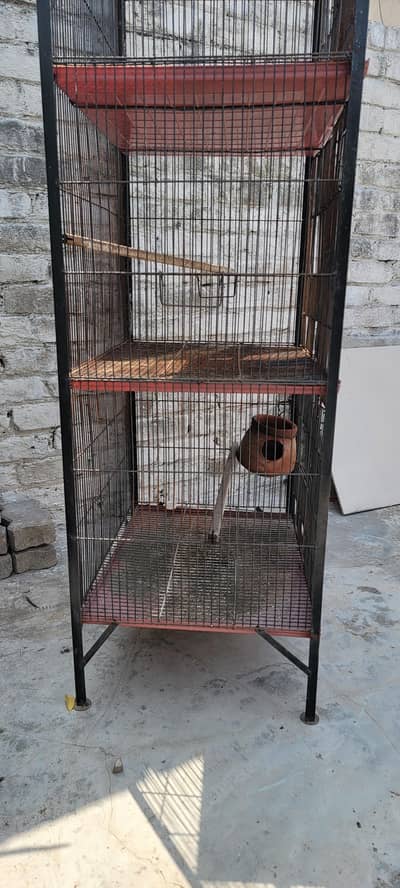 Parrot cage 4portions