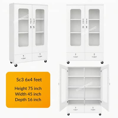 Sc3 6x4 feet Showcase , Cupboards Wardrobe safe alamri cabinet