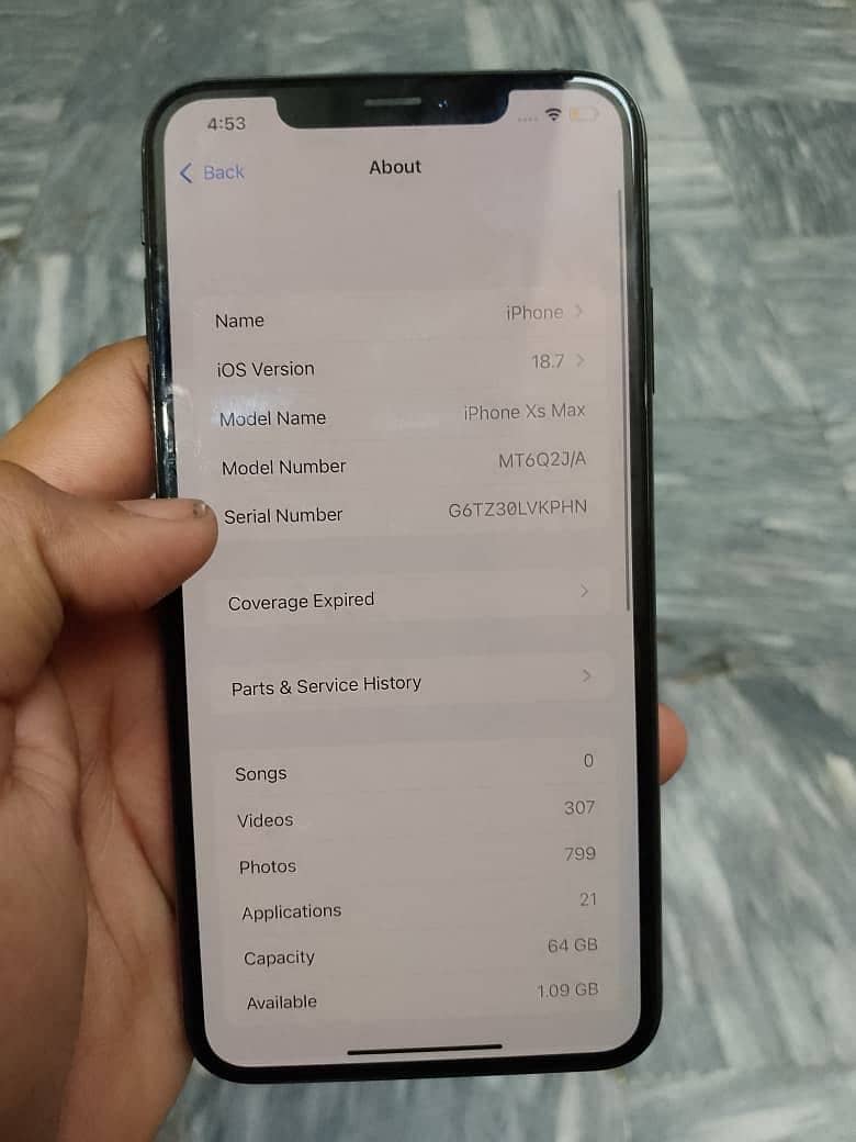 iPhone XS Max 5