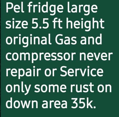 pel fridge 5 ft height