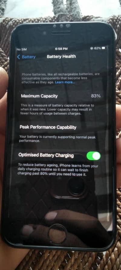 iPhone 7 Non PTA | 83% BH | All Apps Working | No Lag