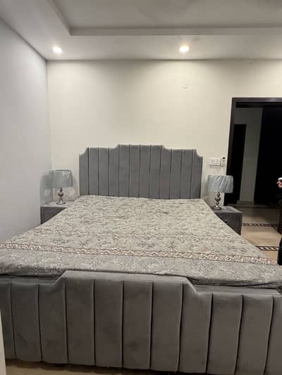 Bed and side tables