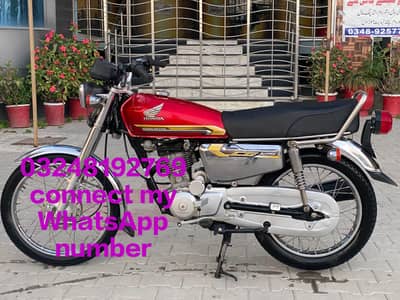 Honda bike 125 CG model 2021 self start,,,