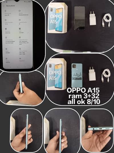 OPPO A15   ram 3+32.