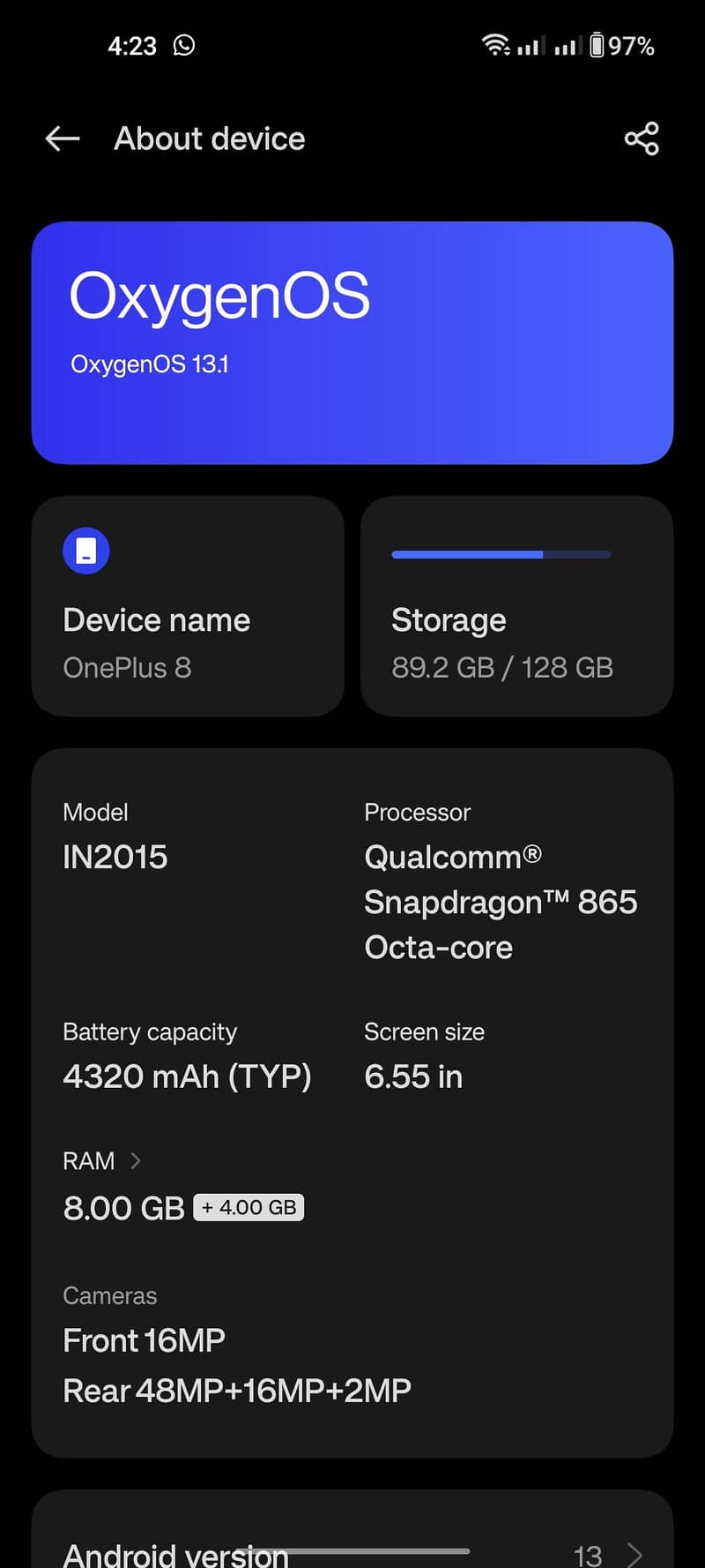 OnePlus 8 5