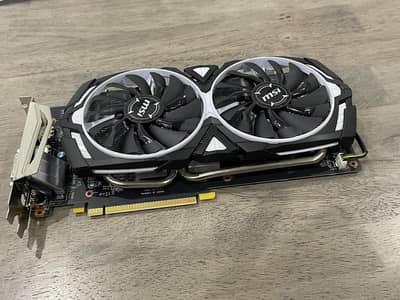 Msi Armour Nvidia GTX 1060 (6 GB 192 DDR5) Batter Then 1660 super