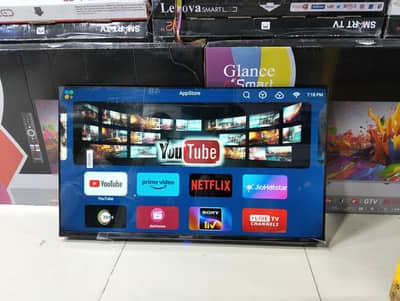 SMART LED TV 32" 43" 48" 55" 65" 75" FRAMELESS CHAT GPT VOICE CONTROL