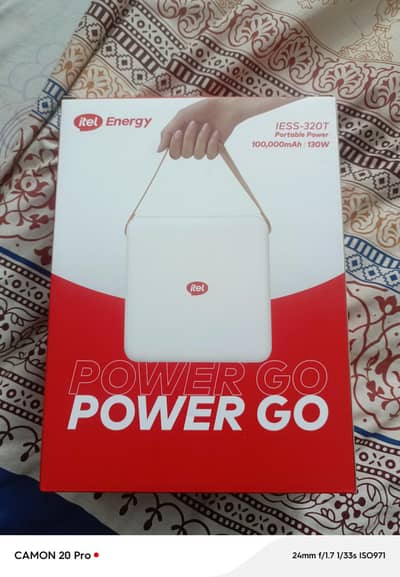 itel 100000-MAH 130W Portable Power Station – 320Wh