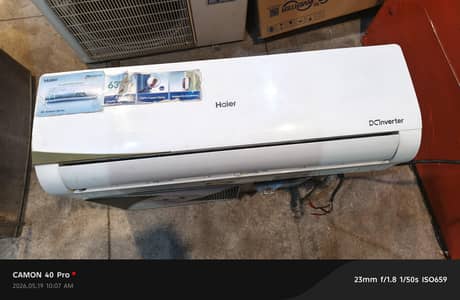 HAIER 1 TON DC INVTR HEET and cool totally joinin