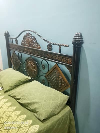 Iron double bed