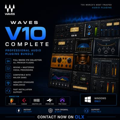 Waves V10 Plugins Bundle | Mixing & Mastering Tools - Available