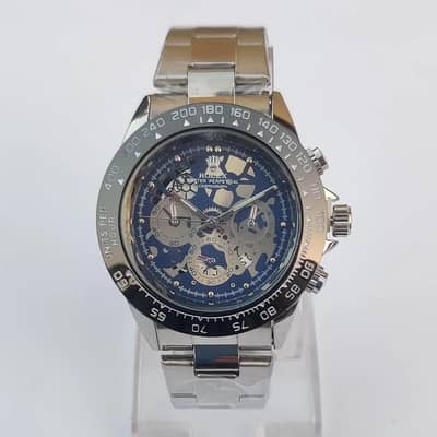 ⌚ Luxury Stainless Steel Analogue Watch for Men – Premium Elegant Des