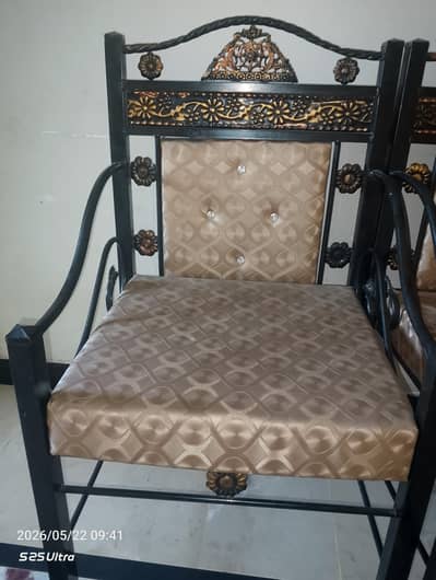 Iron 4 seater Sofa Set