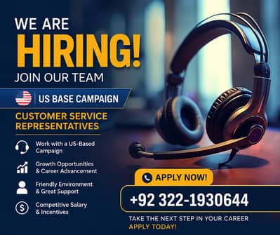 Urgent Hiring: Call Center Agents Required (Salary + Commission) CSR