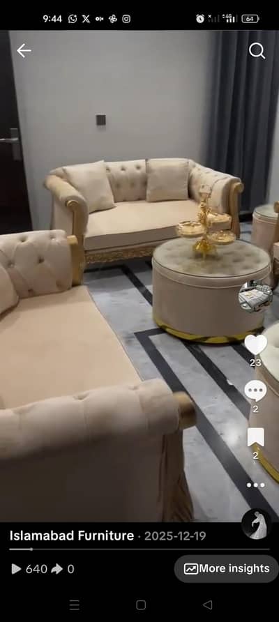 seven seater with four tables minor used